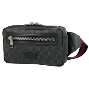 Gucci GG waist bag belt Sherry web Body Bum Crossbody Belt Supreme black